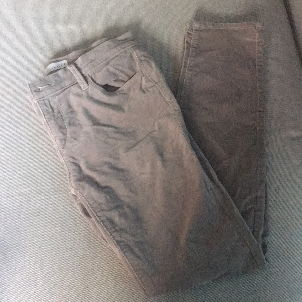 Gray Corduroy Pants